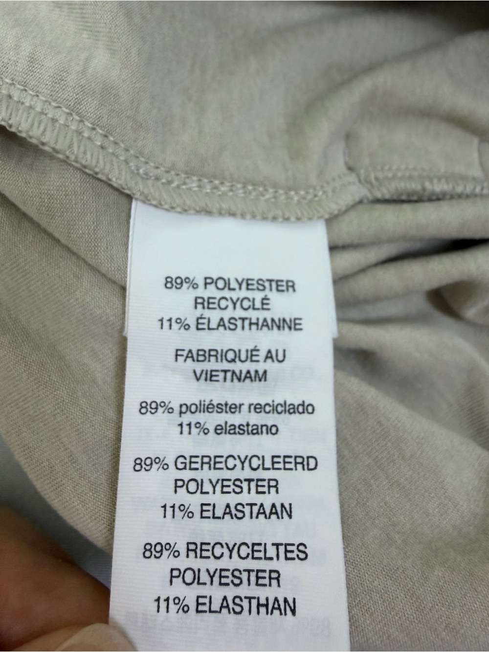 Vuori Women's Athletic Shorts in Light Taupe - Picture 5 of 8